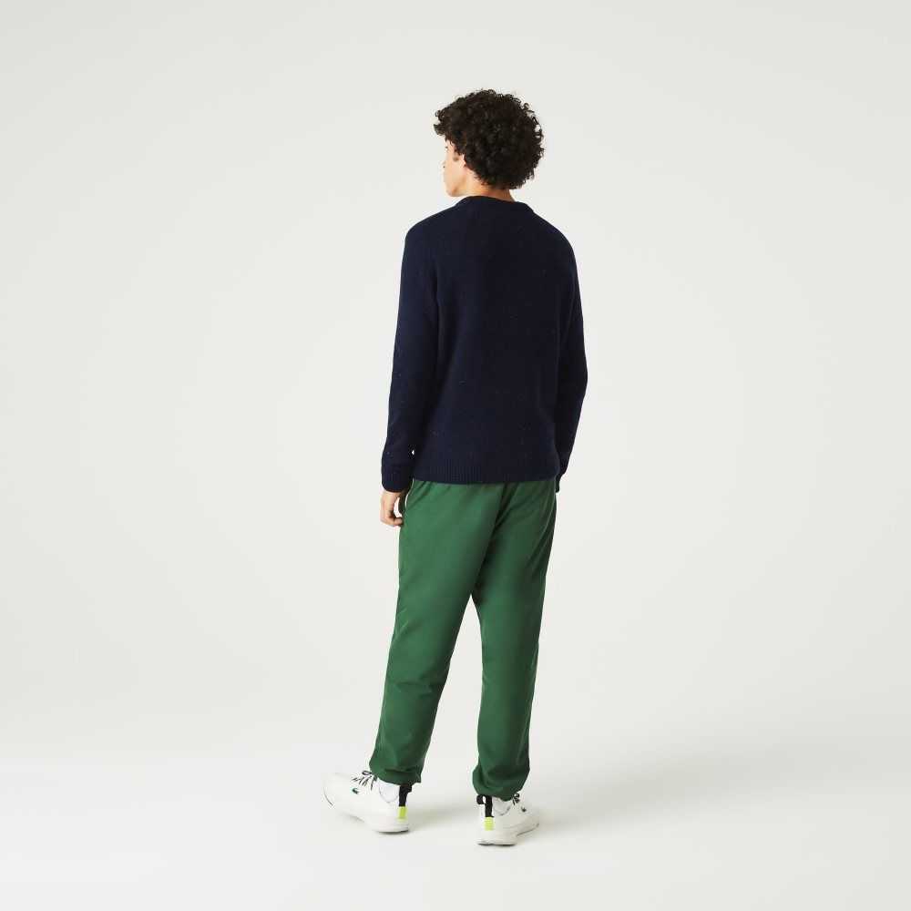 Lacoste Regular Fit Speckled Print Yün Jersey Lacivert Mavi | NS6452973