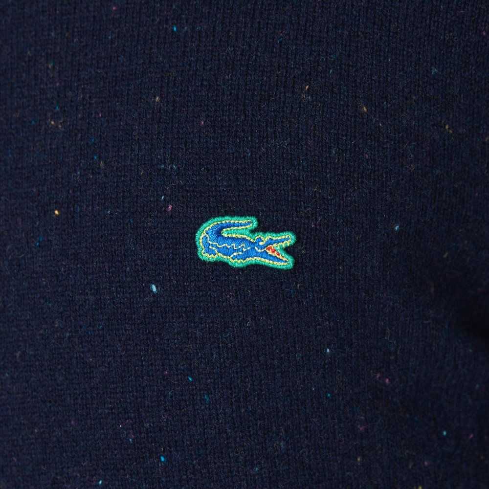 Lacoste Regular Fit Speckled Print Yün Jersey Lacivert Mavi | NS6452973