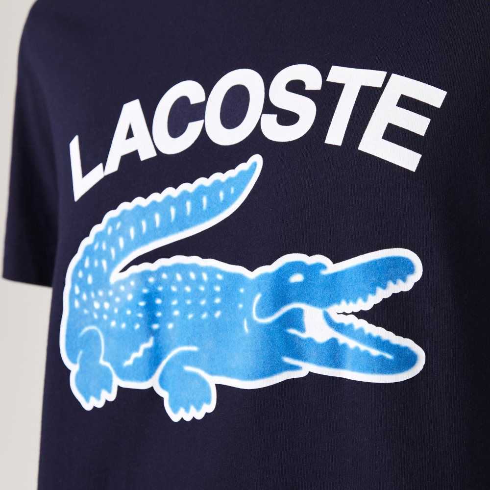 Lacoste Regular Fit XL Crocodile Print Lacivert Mavi | PF3718926