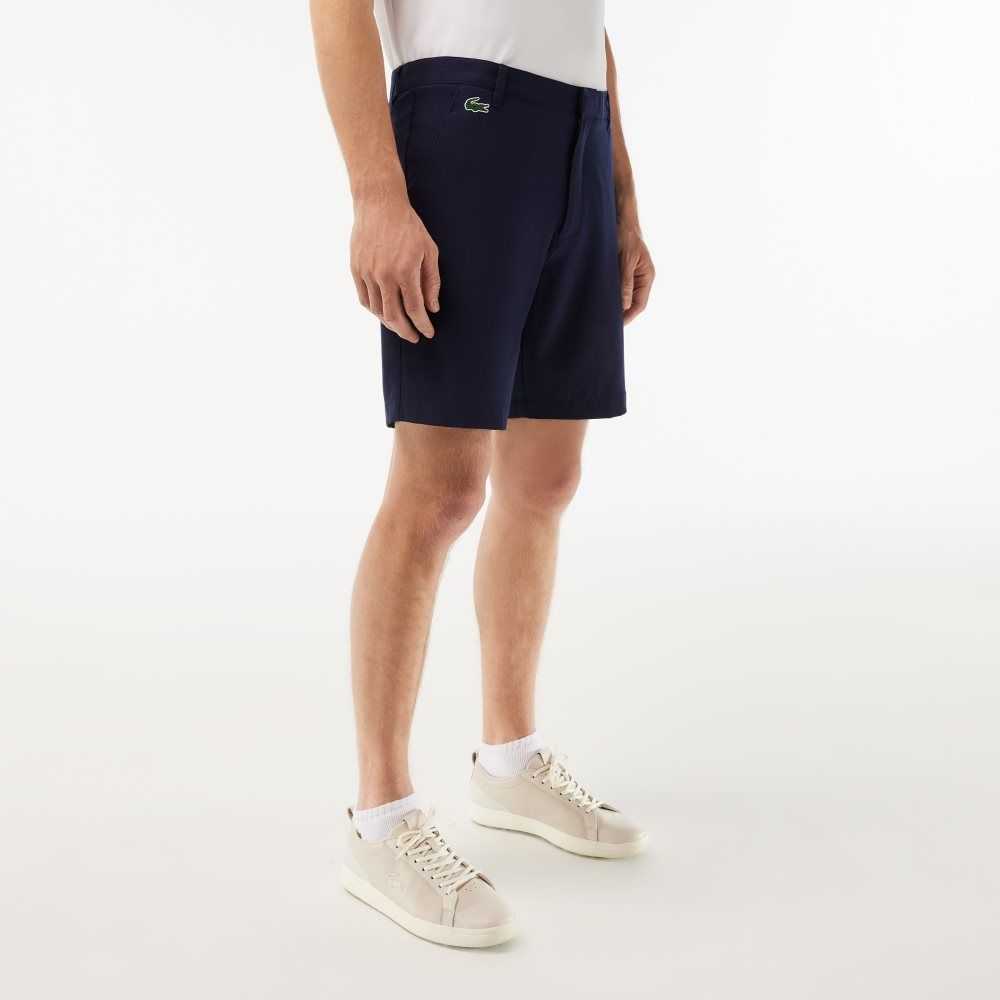 Lacoste SPORT Hafif Stretch Golf Shorts Lacivert Mavi | SJ4136952