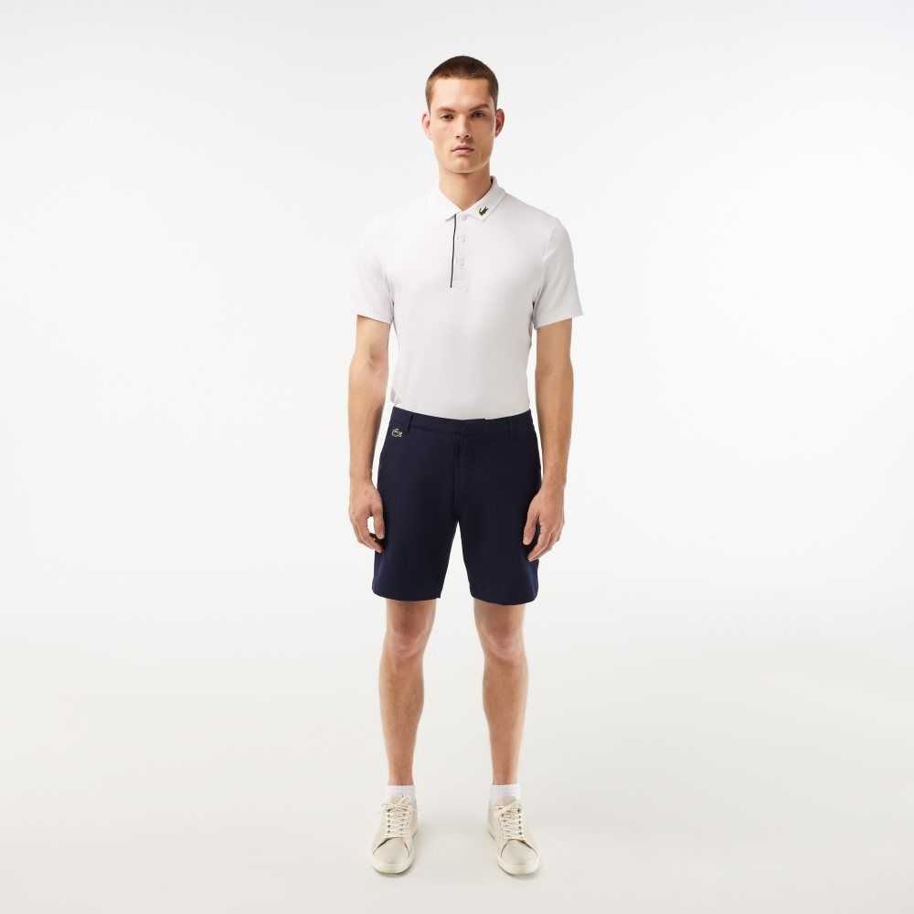 Lacoste SPORT Hafif Stretch Golf Shorts Lacivert Mavi | SJ4136952