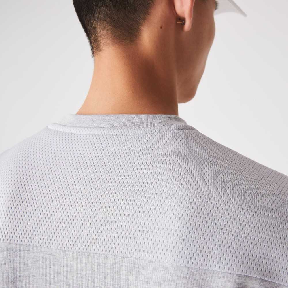 Lacoste SPORT Mesh Panels Gri Açık Gri | BA0189542