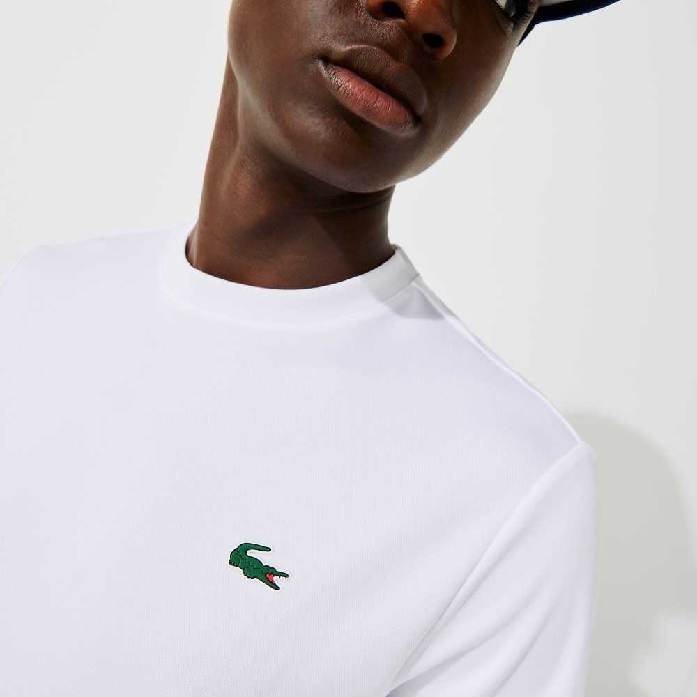 Lacoste SPORT Nefes Alabilir Pique Beyaz | FR9062573