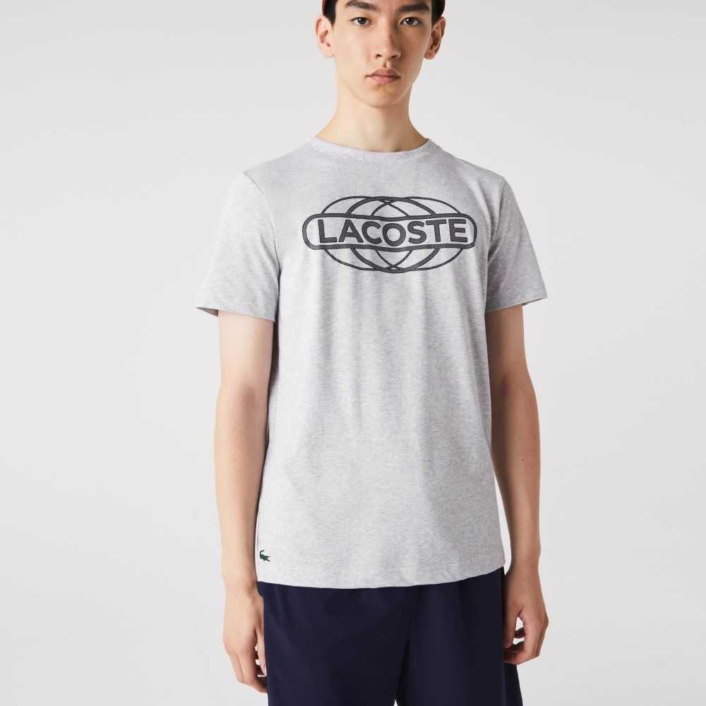 Lacoste SPORT Organic Jersey Gri | IN8562479