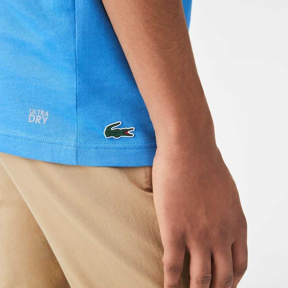 Lacoste SPORT Organic Jersey Mavi | GC4192365