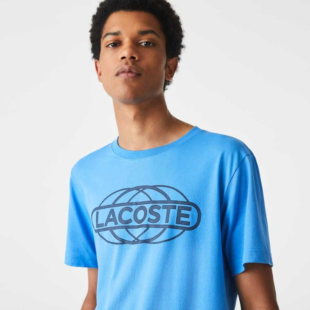 Lacoste SPORT Organic Jersey Mavi | GC4192365