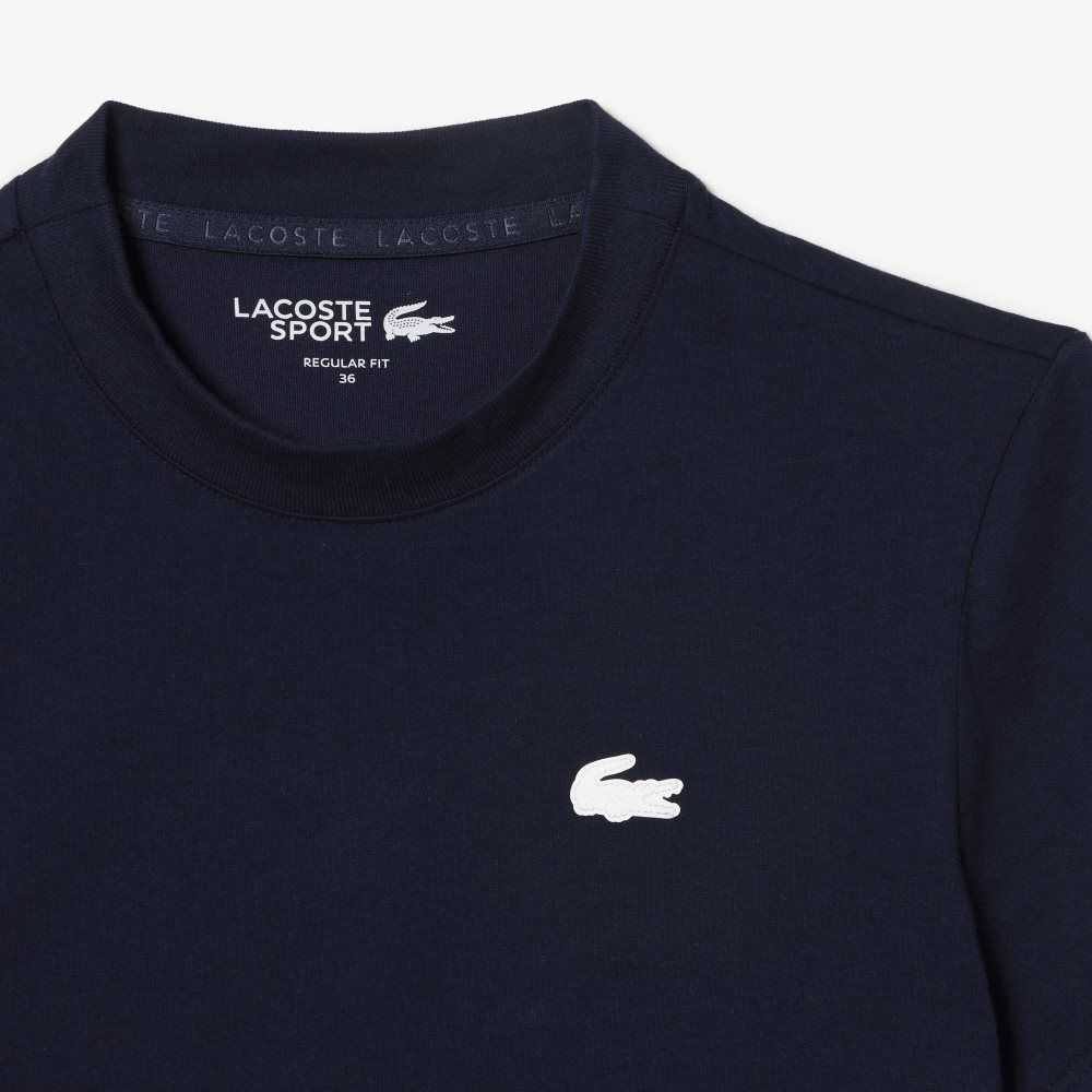 Lacoste SPORT Organic Pamuklu Jersey T-Shirt Lacivert Mavi | CS8723495