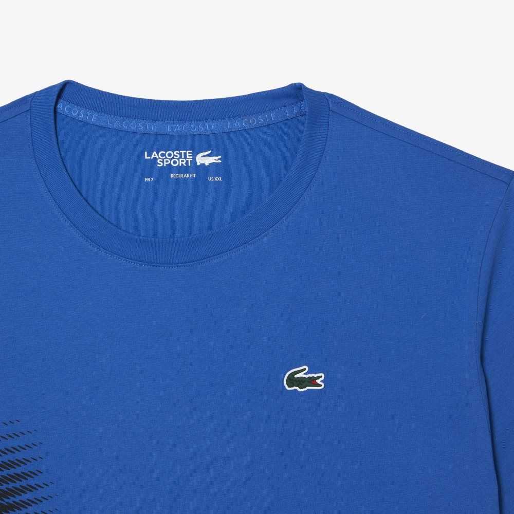 Lacoste SPORT Regular Fit with Contrast Branding Mavi | BV8350962