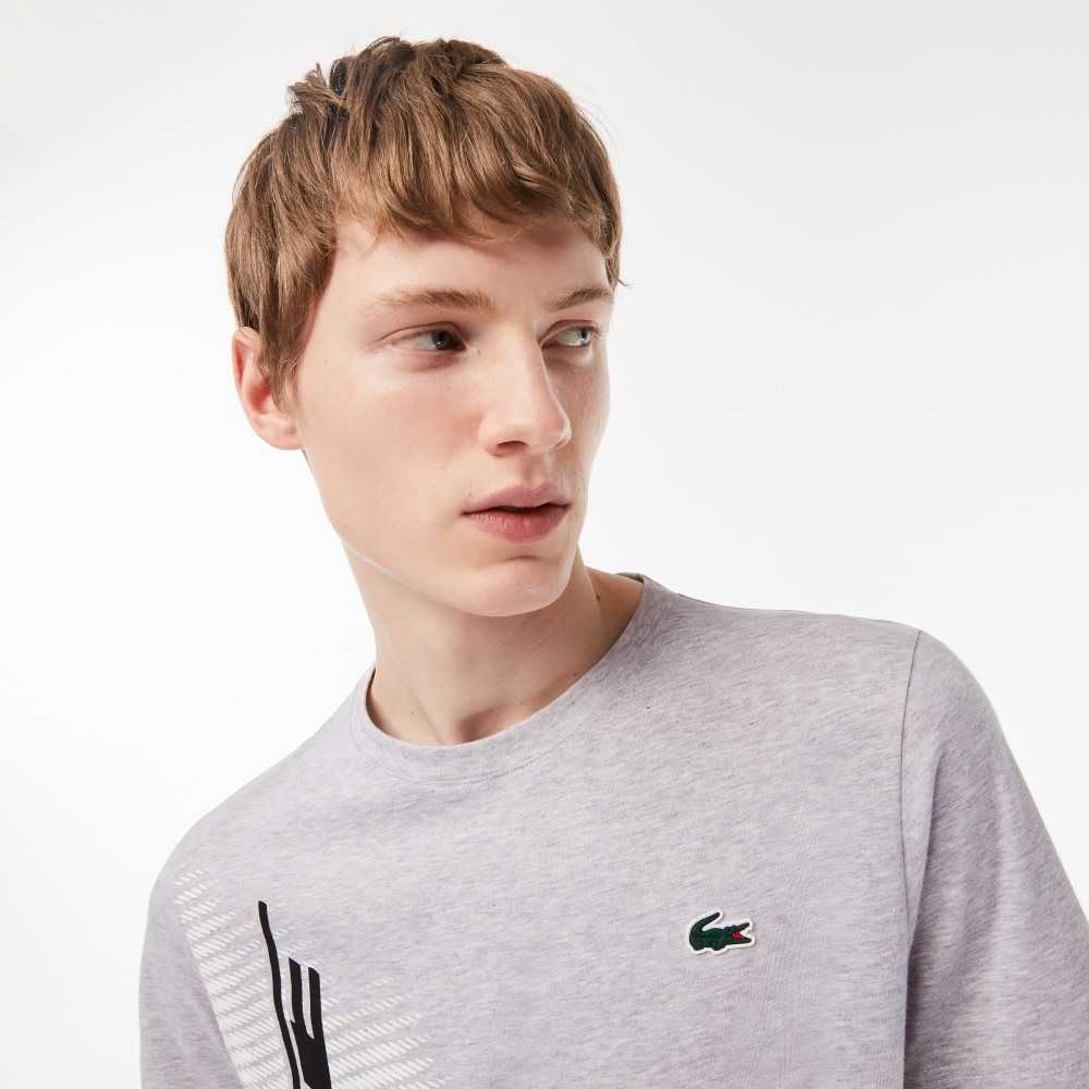 Lacoste SPORT Regular Fit with Contrast Branding Gri | KL7946028