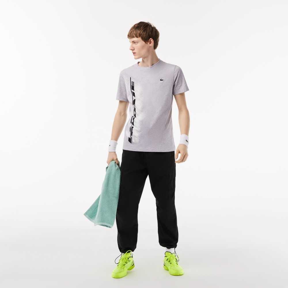 Lacoste SPORT Regular Fit with Contrast Branding Gri | KL7946028