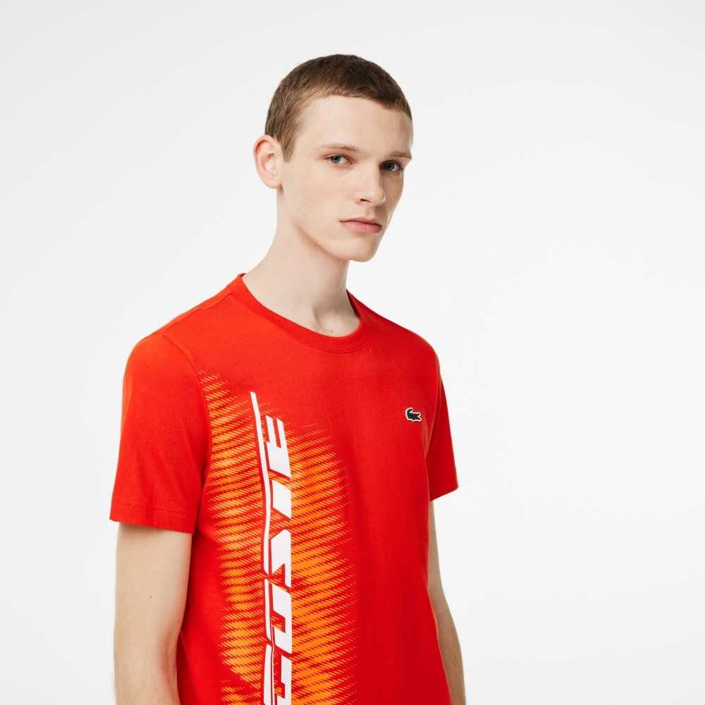 Lacoste SPORT Regular Fit with Contrast Branding Kırmızı | TZ2419837