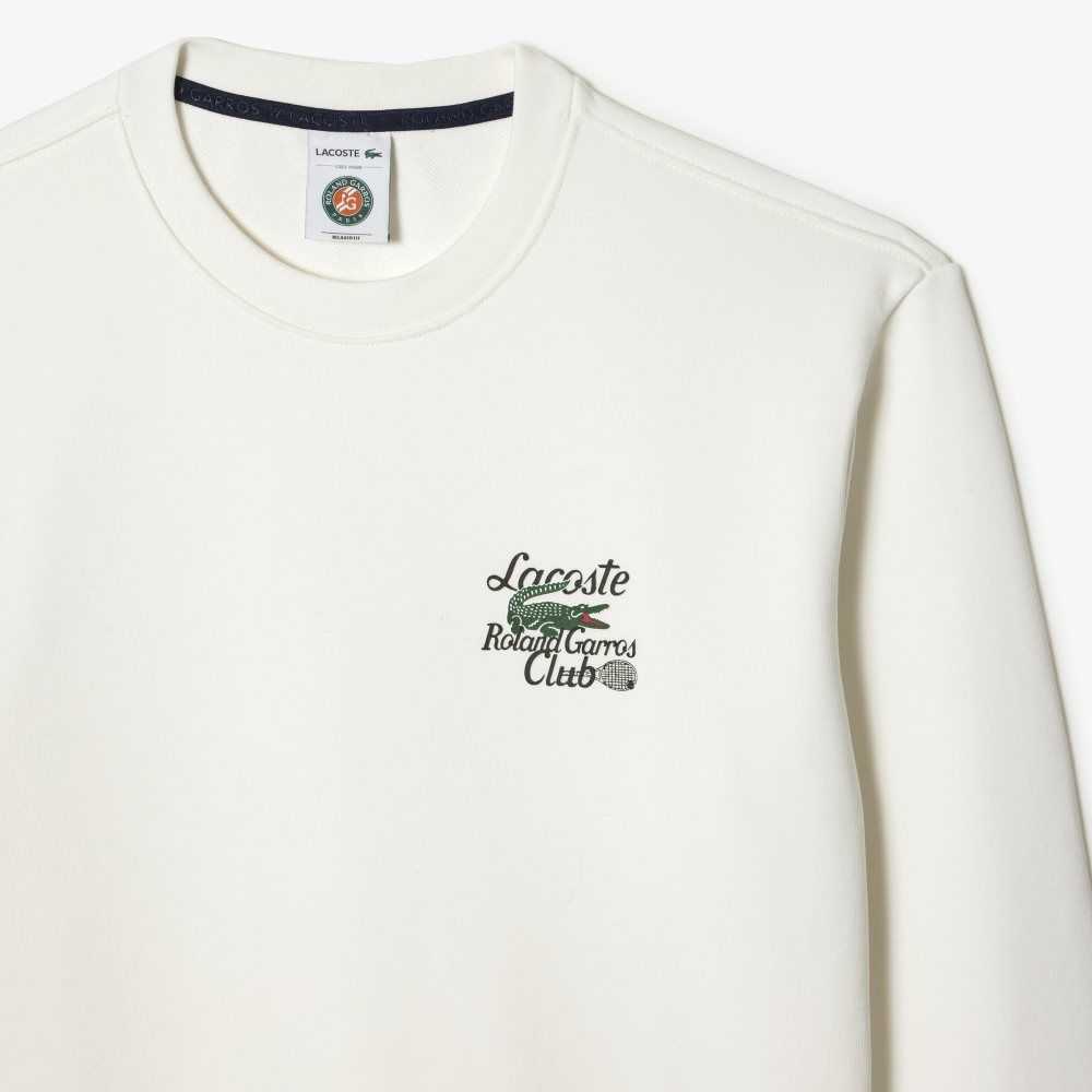 Lacoste SPORT Roland Garros Edition Organic Pamuklu Beyaz | PM4013852