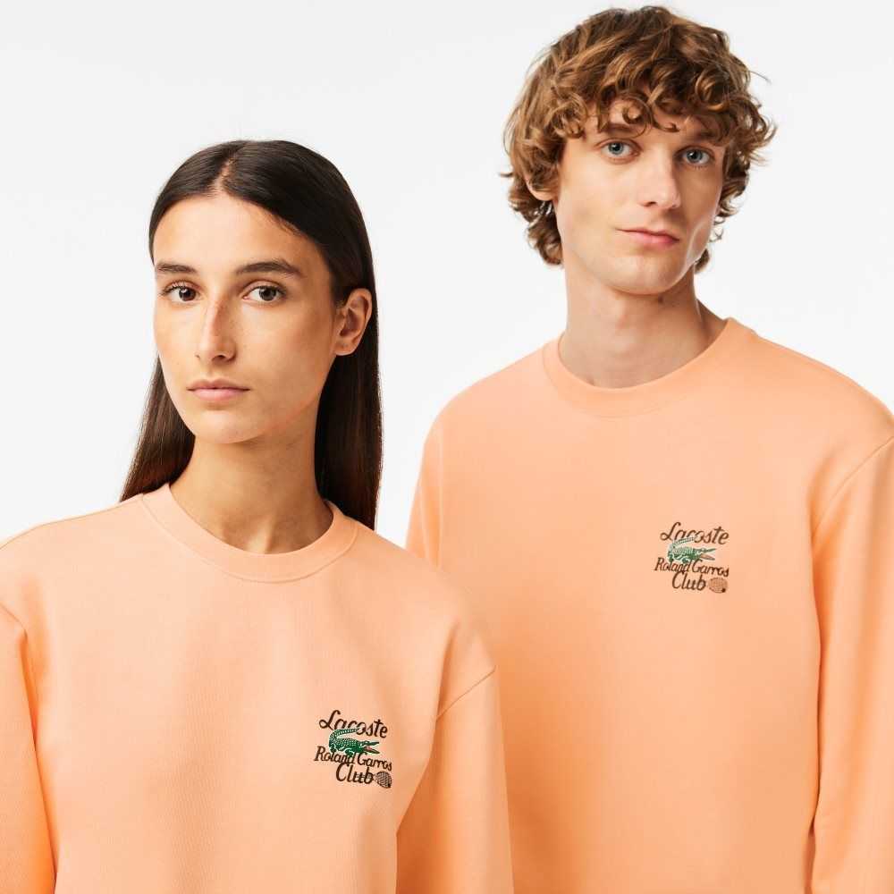 Lacoste SPORT Roland Garros Edition Organic Pamuklu Açık Turuncu | XL5376209