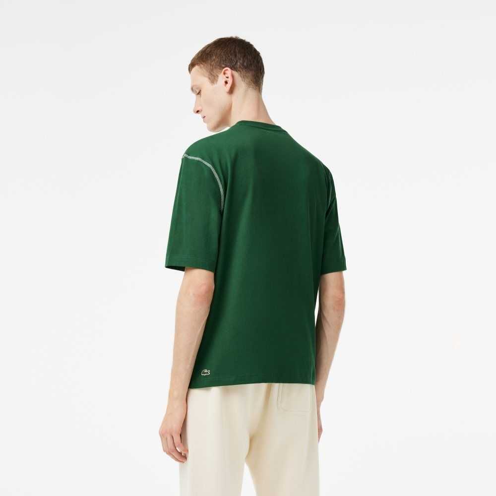 Lacoste SPORT Roland Garros Edition Tıknaz Jersey Yeşil | ND7920458