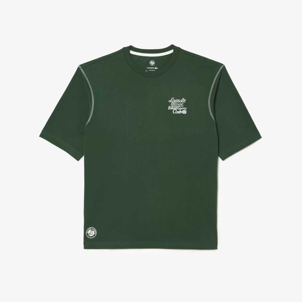 Lacoste SPORT Roland Garros Edition Tıknaz Jersey Yeşil | ND7920458