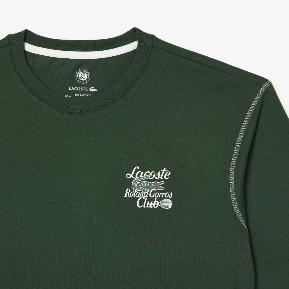 Lacoste SPORT Roland Garros Edition Tıknaz Jersey Yeşil | ND7920458