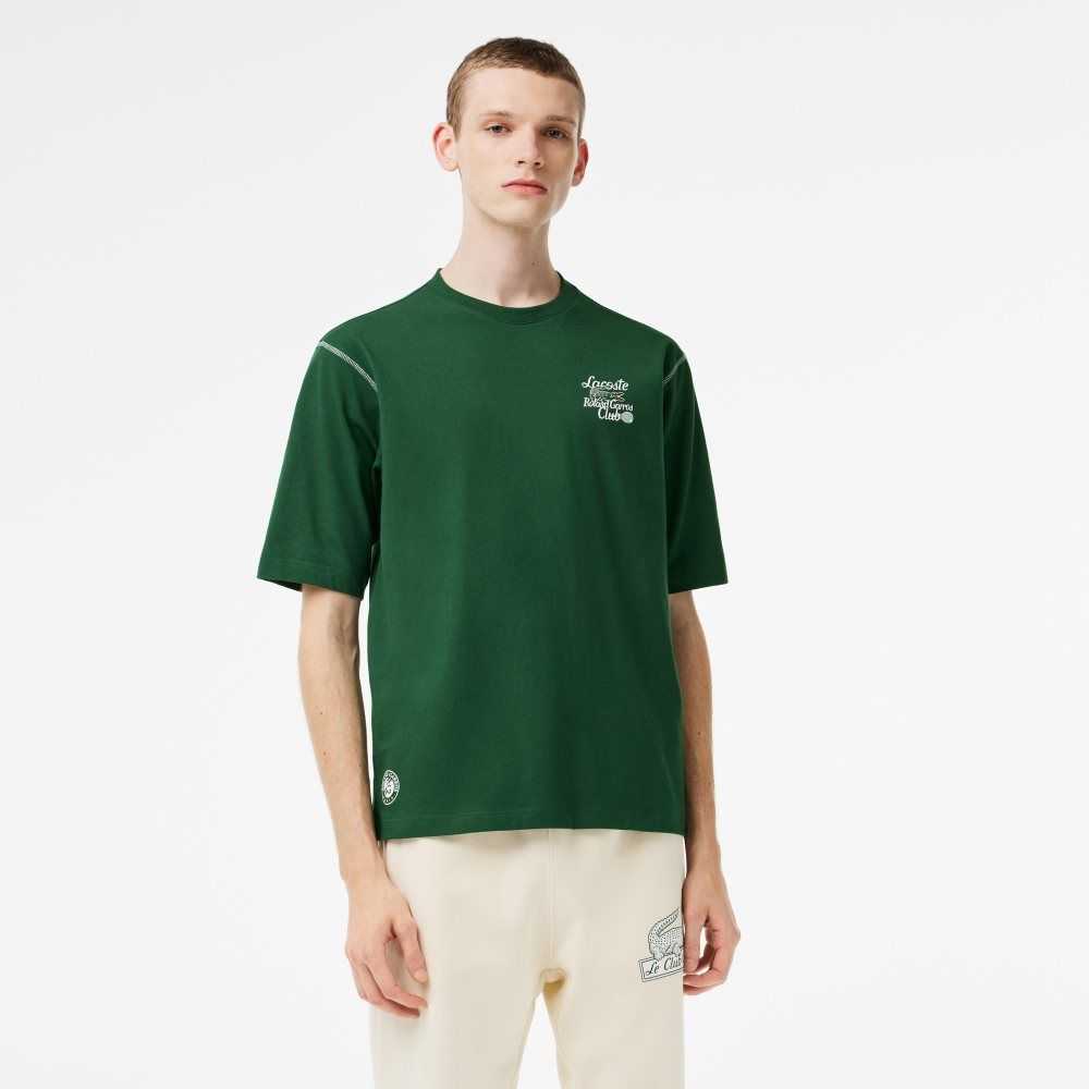 Lacoste SPORT Roland Garros Edition Tıknaz Jersey Yeşil | ND7920458