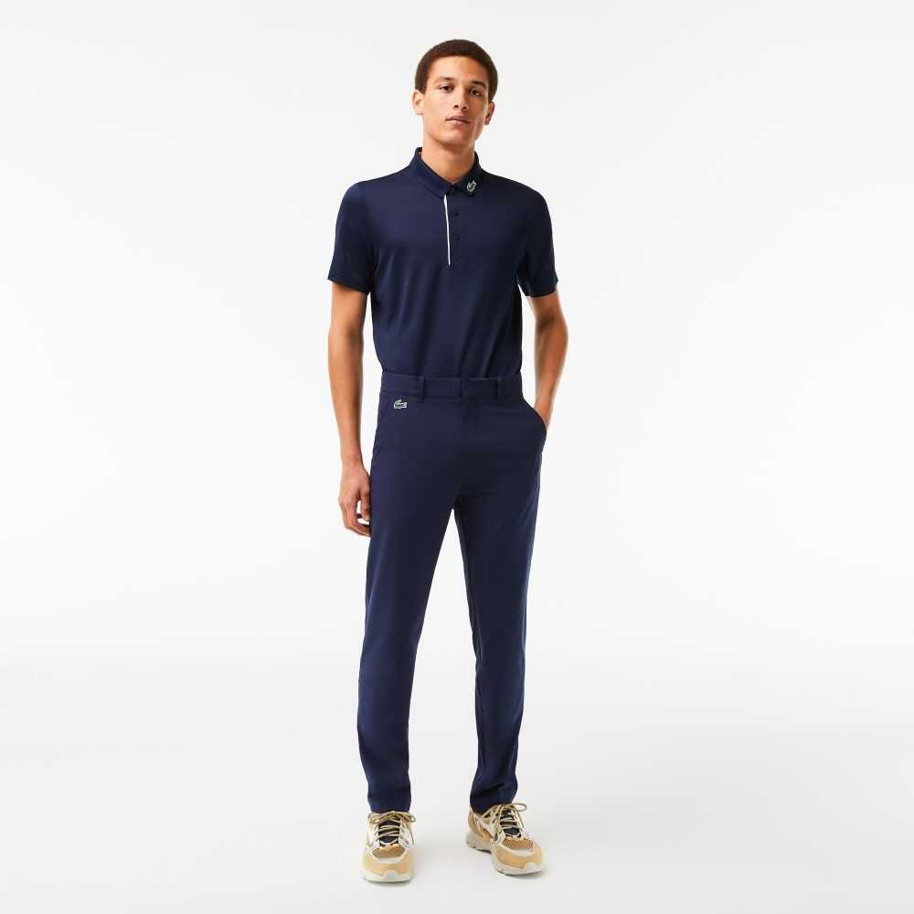 Lacoste SPORT Stretch Golf Chinos Lacivert Mavi | ZN4135682