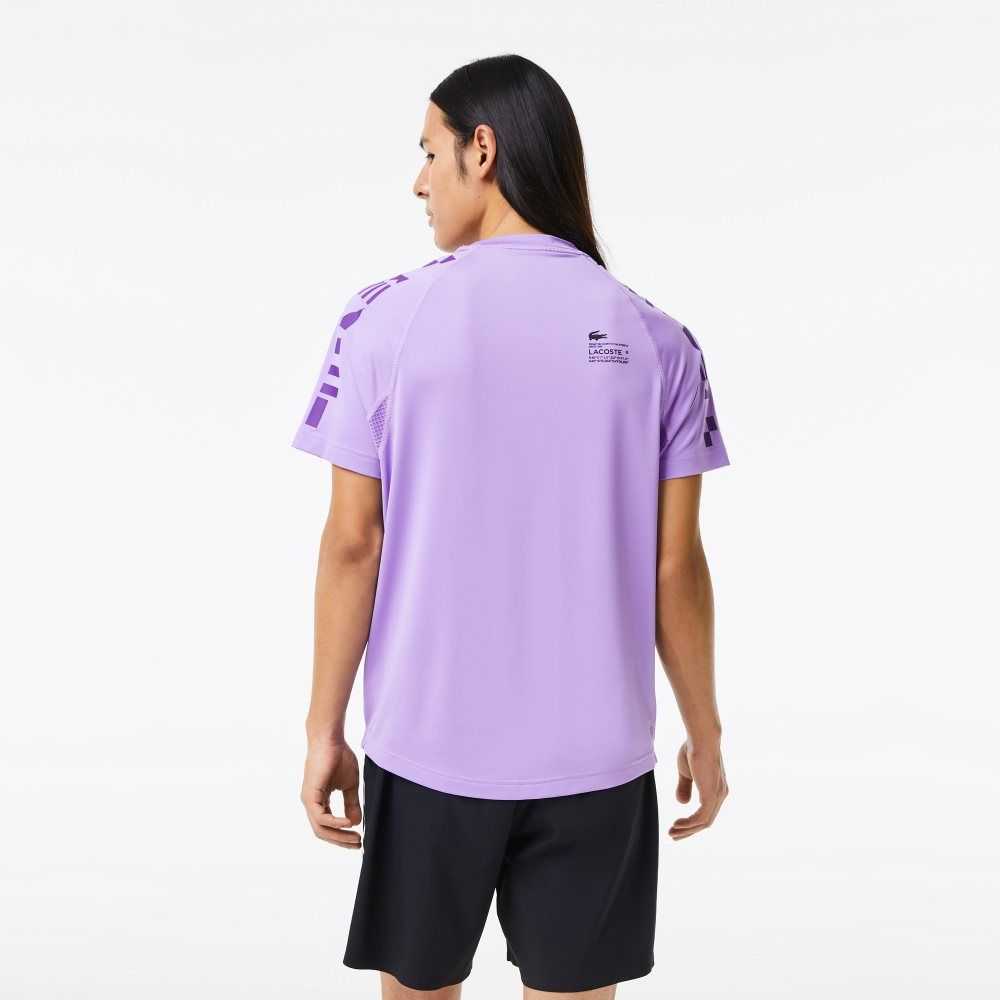 Lacoste SPORT Stretch Jersey Mor | SM4763285