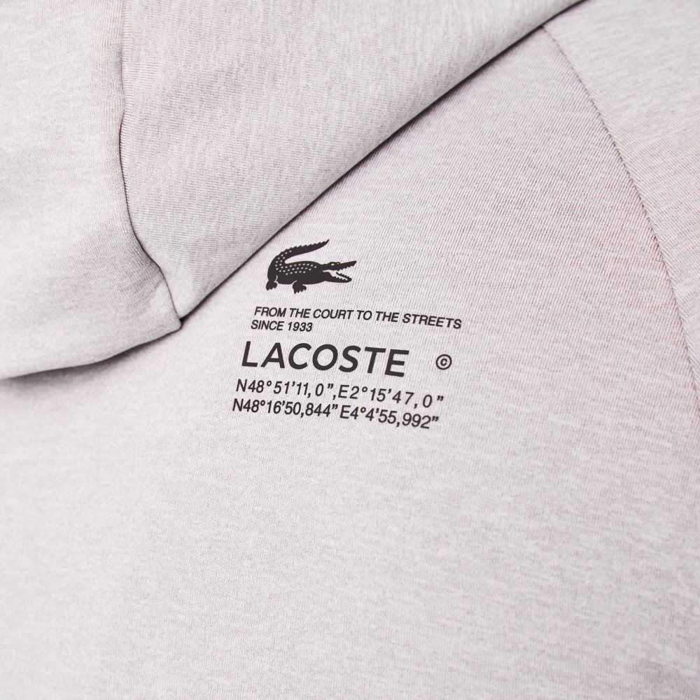 Lacoste SPORT Stretch Zip Gri Açık Gri | ZI5807469