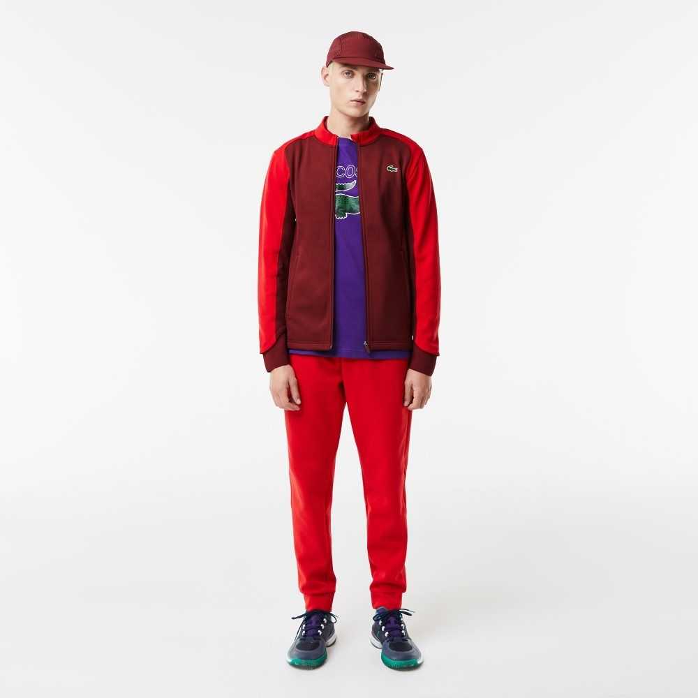 Lacoste SPORT Thermal Golf Jacket Bordo Kırmızı | RO1946832