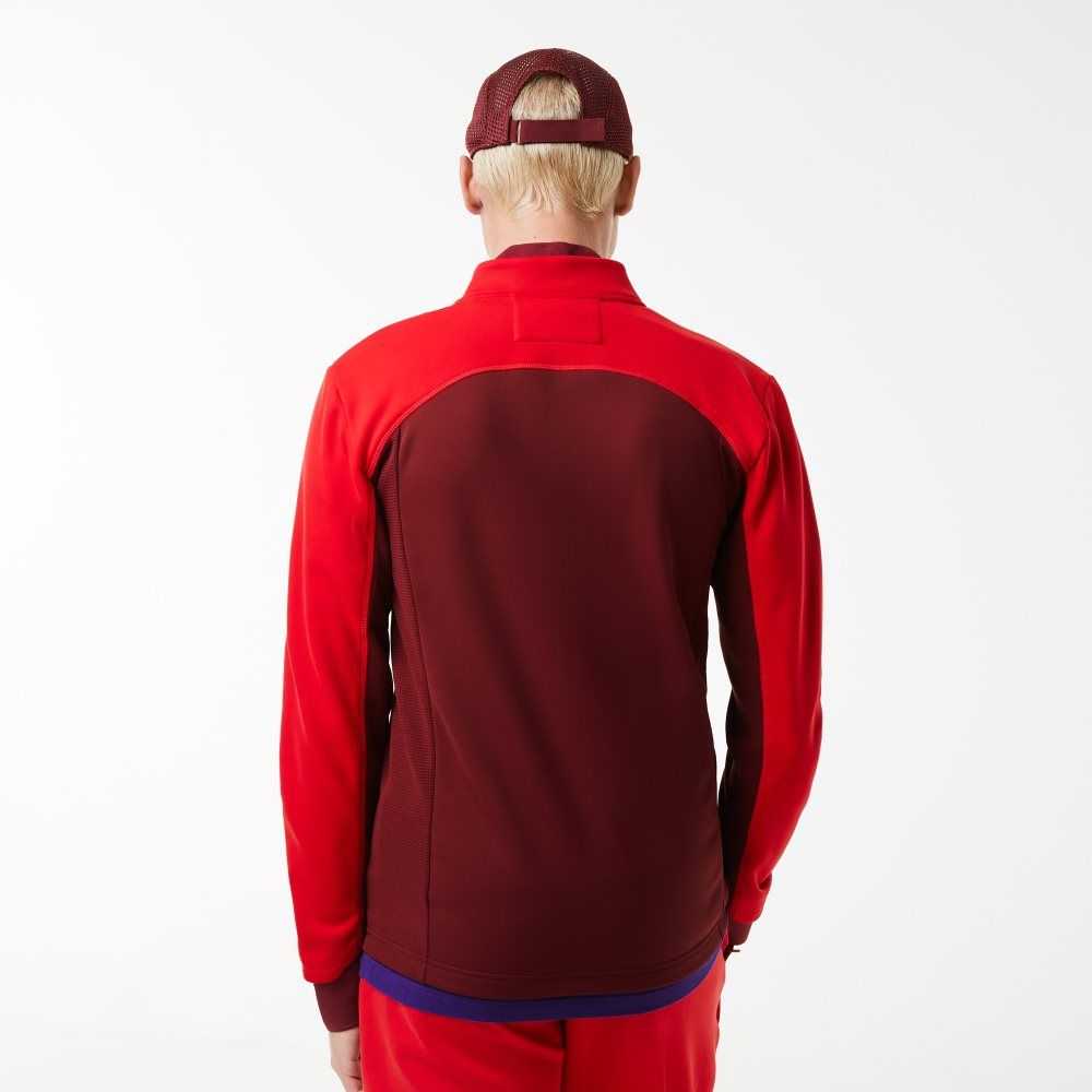 Lacoste SPORT Thermal Golf Jacket Bordo Kırmızı | RO1946832