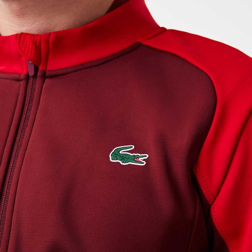 Lacoste SPORT Thermal Golf Jacket Bordo Kırmızı | RO1946832