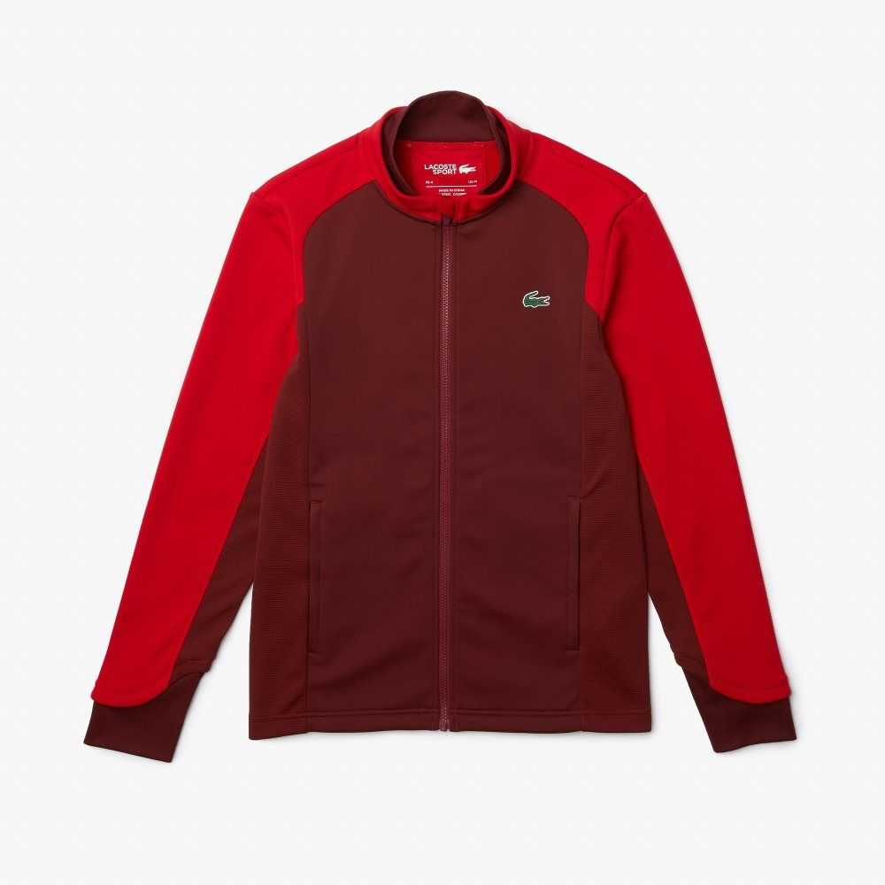 Lacoste SPORT Thermal Golf Jacket Bordo Kırmızı | RO1946832