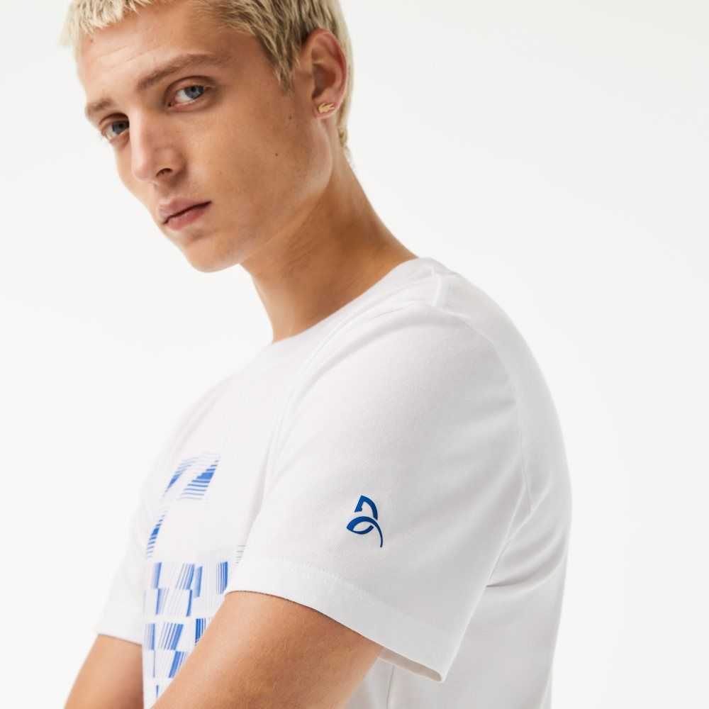 Lacoste SPORT x Novak Djokovic Printed Beyaz | IN3954607