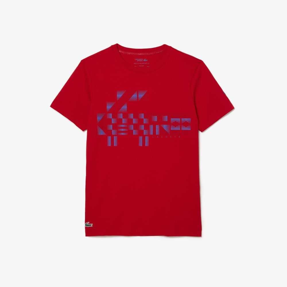 Lacoste SPORT x Novak Djokovic Printed Kırmızı | FY3506428