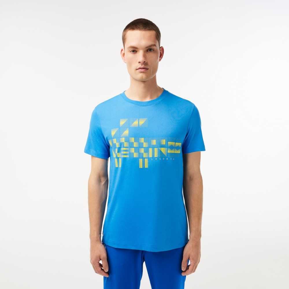 Lacoste SPORT x Novak Djokovic Printed Mavi | NZ0378946