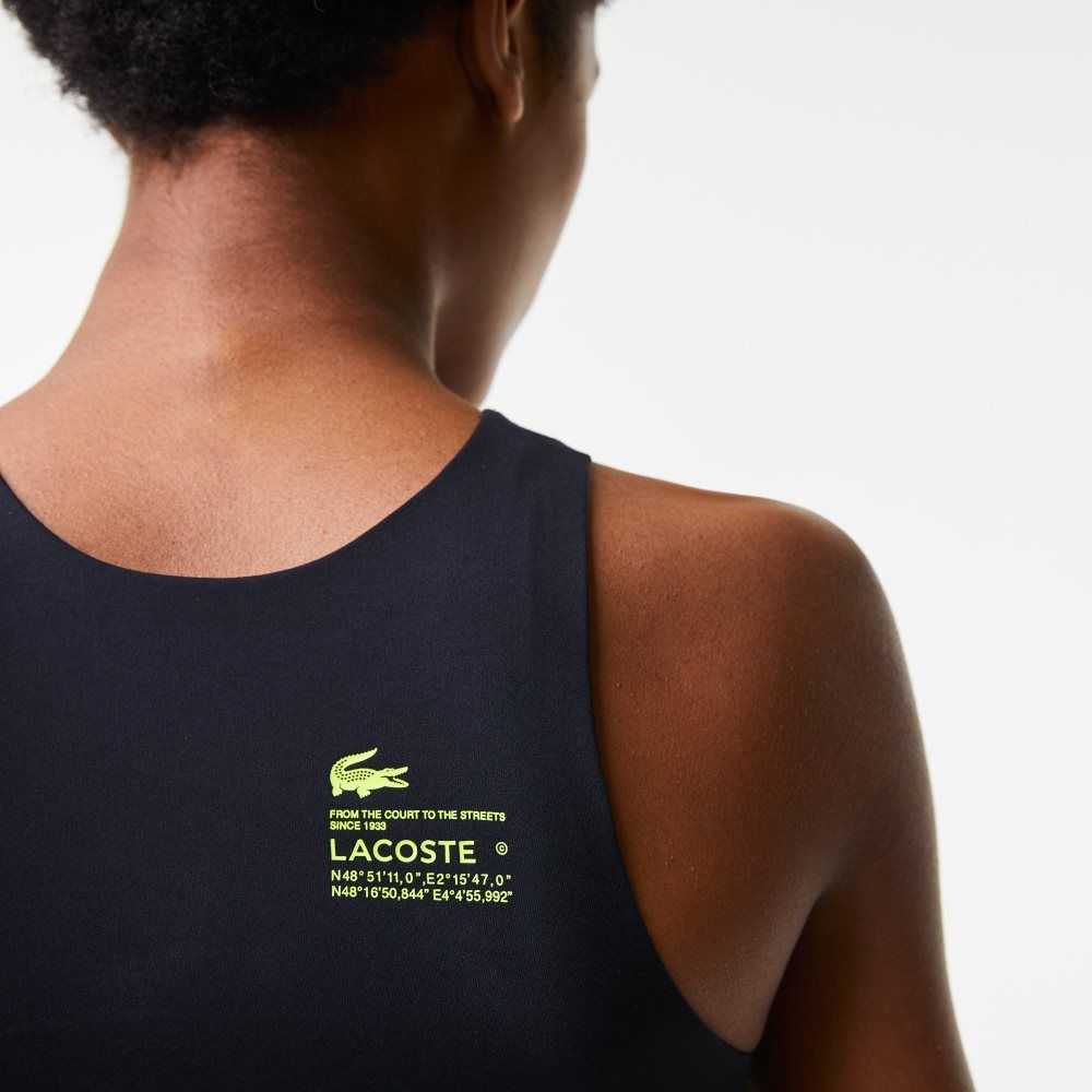 Lacoste Seamless Sports Bra Siyah | LA6289540