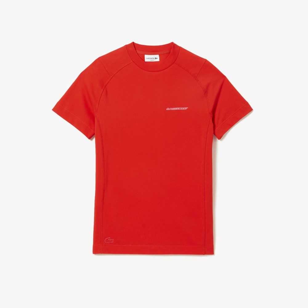 Lacoste Slim Fit Organic Pamuklu Pique Kırmızı | KJ3827195