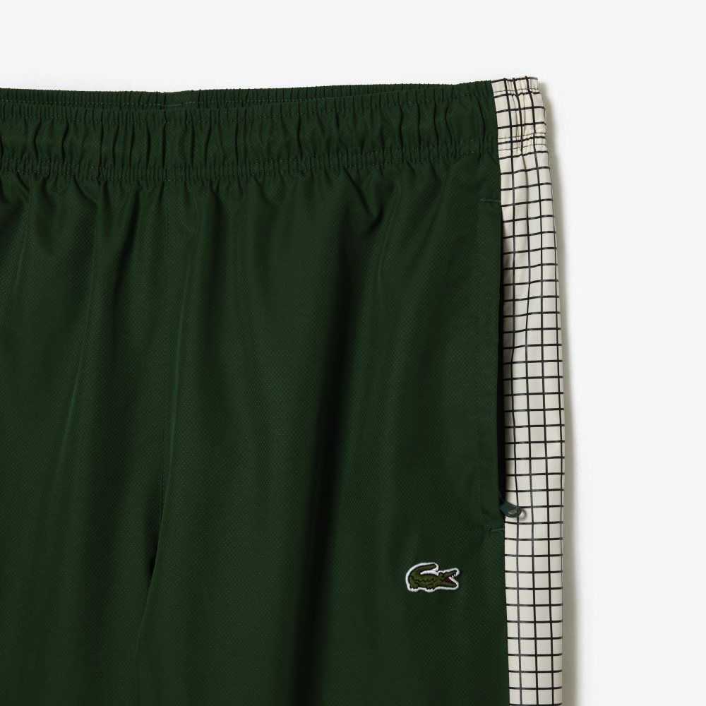 Lacoste Tenis Print Parça Pants Yeşil Beyaz | DN8067354