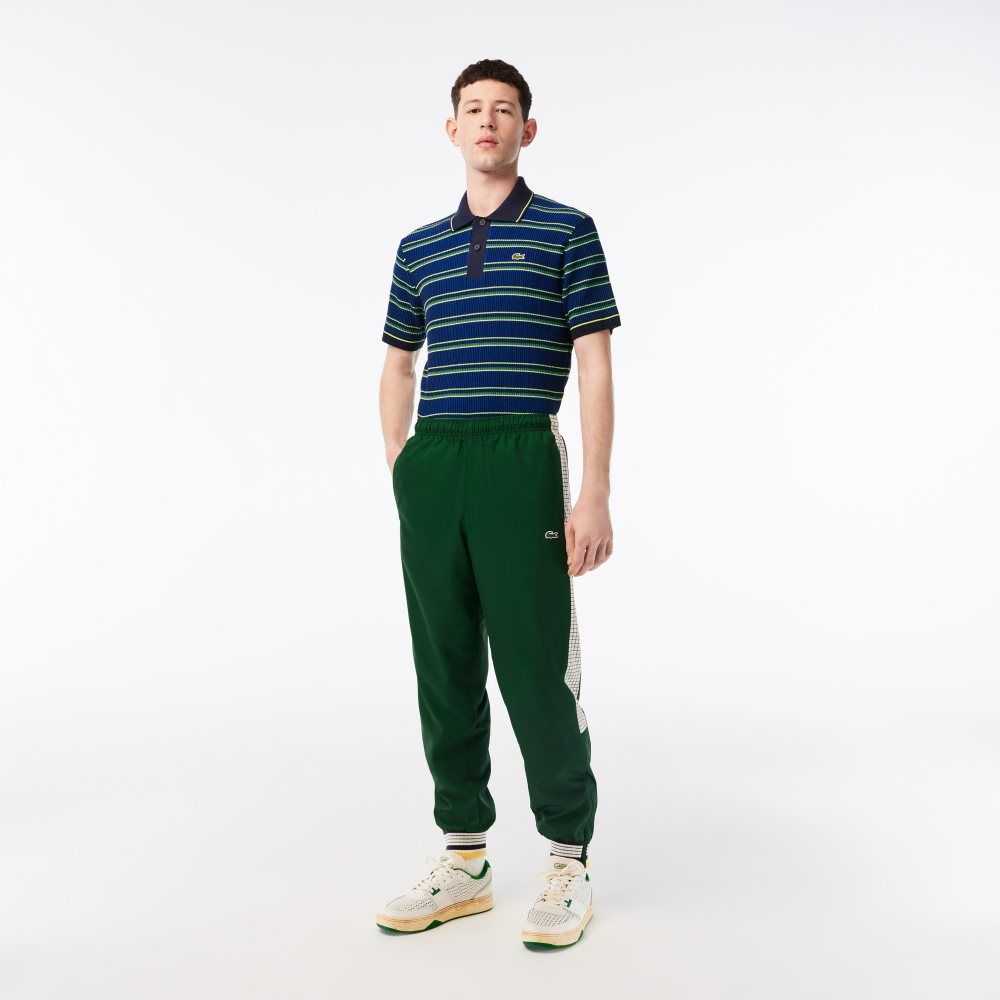 Lacoste Tenis Print Parça Pants Yeşil Beyaz | DN8067354