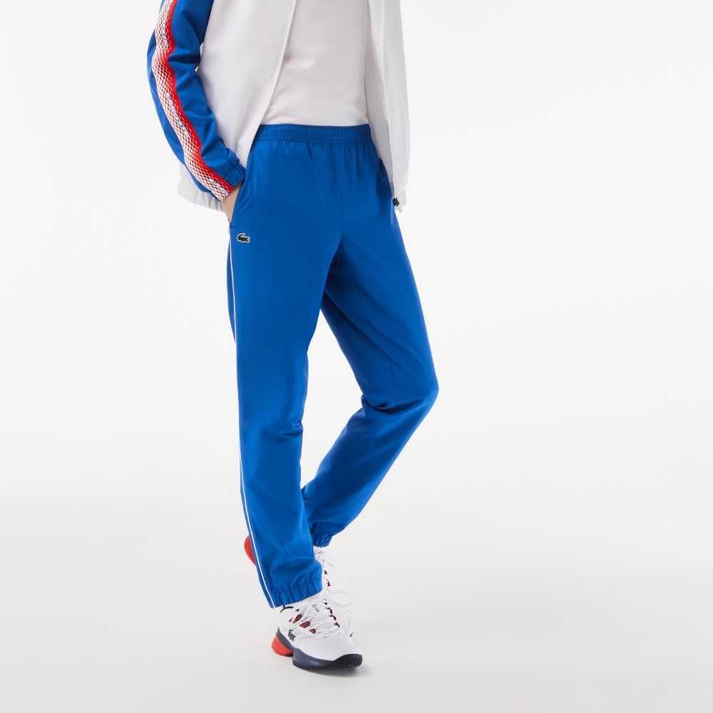 Lacoste Tenis Regular Fit Jogger Set Beyaz Mavi Beyaz | GP5893247