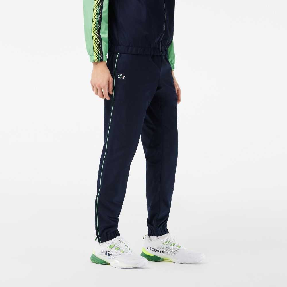 Lacoste Tenis Regular Fit Jogger Set Lacivert Mavi Yeşil Lacivert Mavi Yeşil | TH8379164