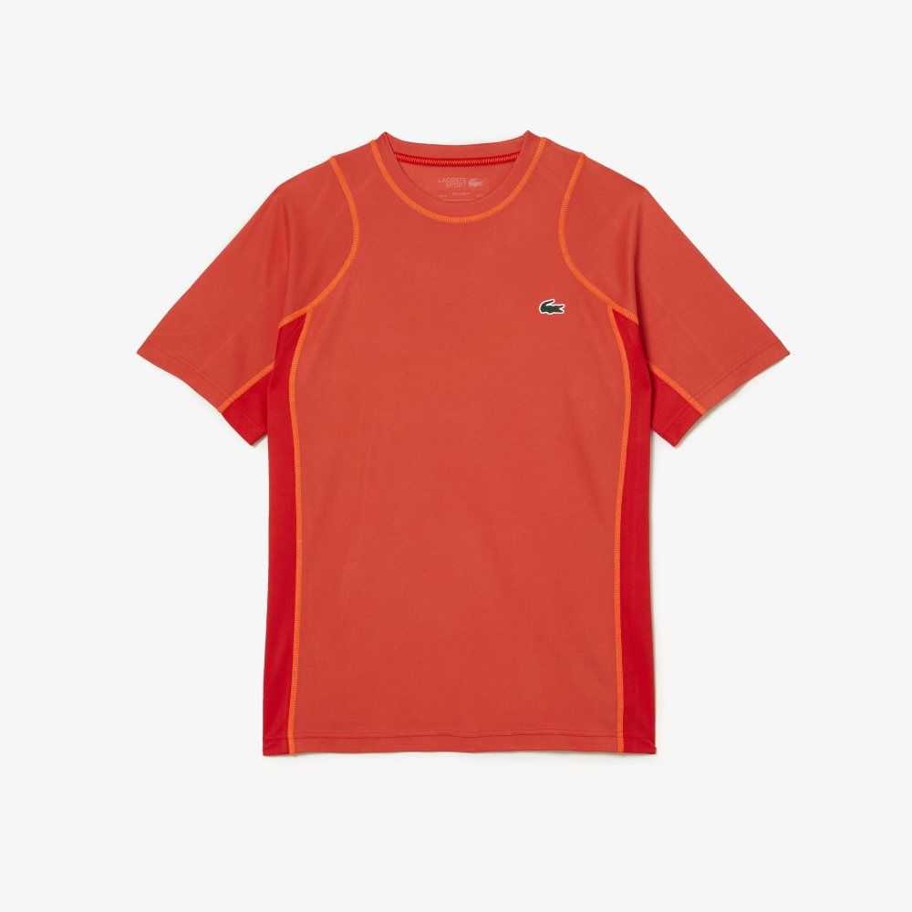 Lacoste Tenis in Tear Resistant Pique Turuncu Kırmızı Turuncu | GR1073942