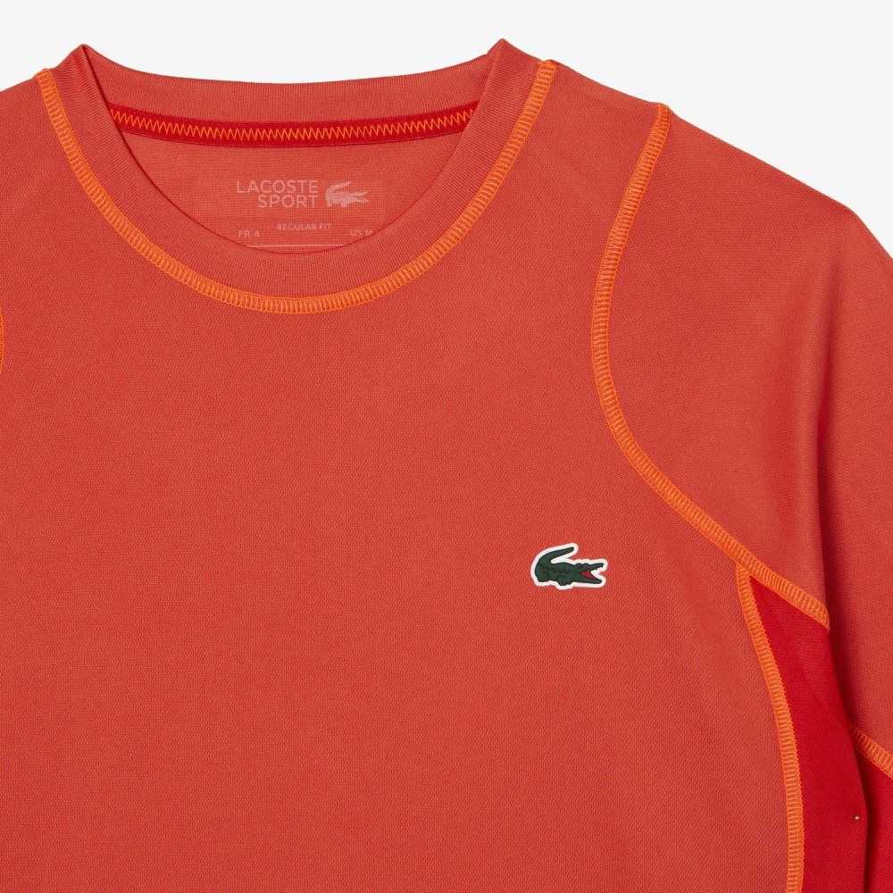 Lacoste Tenis in Tear Resistant Pique Turuncu Kırmızı Turuncu | GR1073942