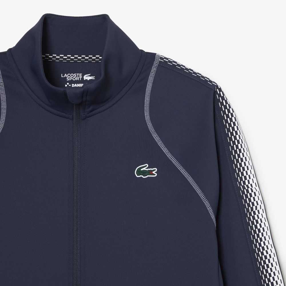 Lacoste Tenis x Daniil Medvedev Zipped Mavi Beyaz | EX3251708