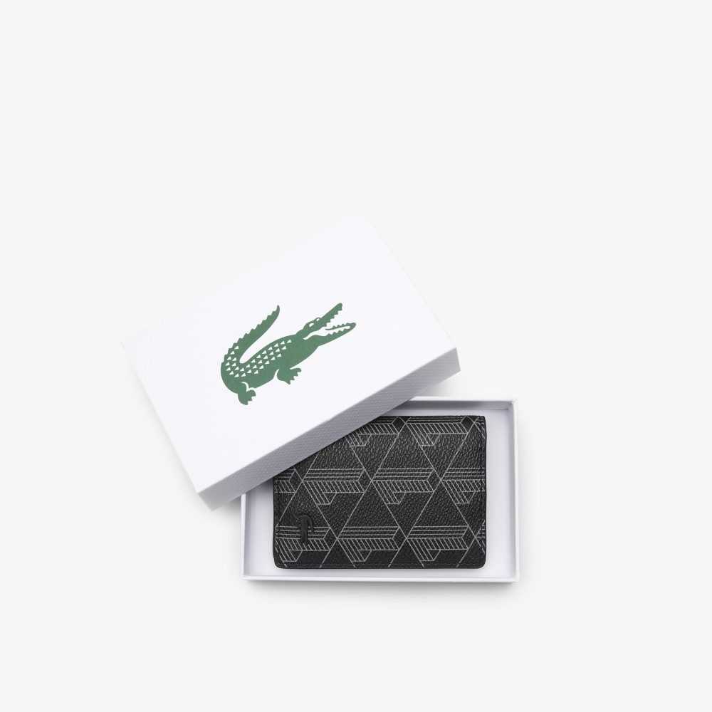 Lacoste The Blend Monogram Print Vertical Card Holder Renkli | RH8241560