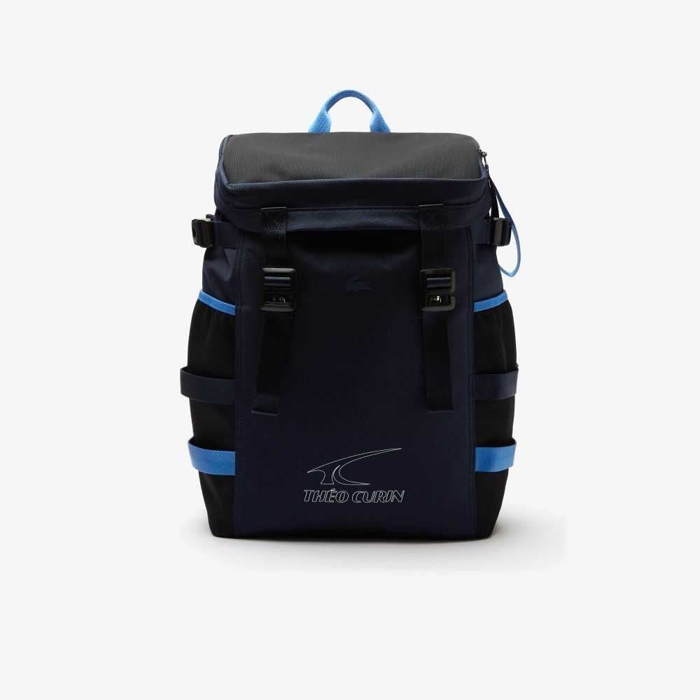 Lacoste Theo Curin Technical Kanvas Backpack Lacivert | UC1842695