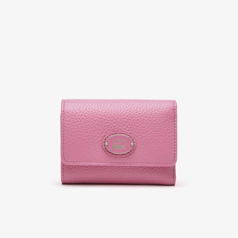 Lacoste Top Grain Deri Flap Close Wallet Renkli | KD7415023