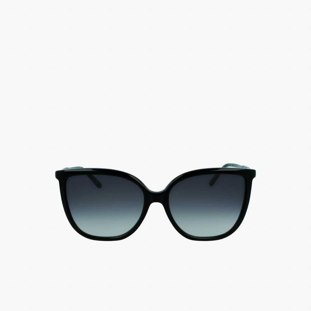 Lacoste Tubular Temple Butterfly Acetate Siyah | BG4972361