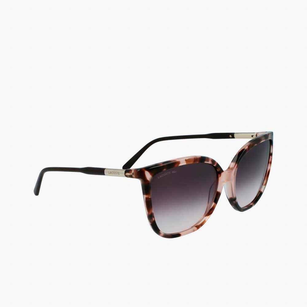 Lacoste Tubular Temple Butterfly Acetate Pembe | GZ2465038