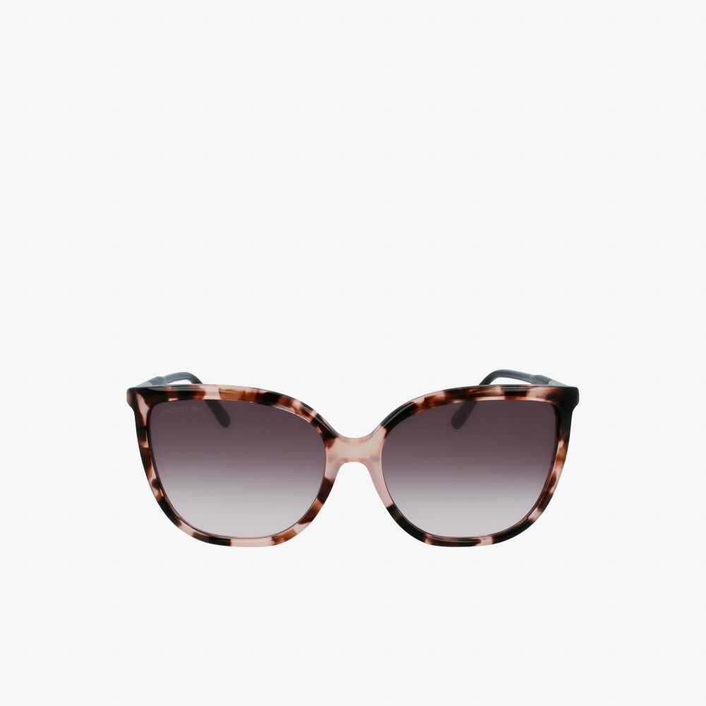 Lacoste Tubular Temple Butterfly Acetate Pembe | GZ2465038