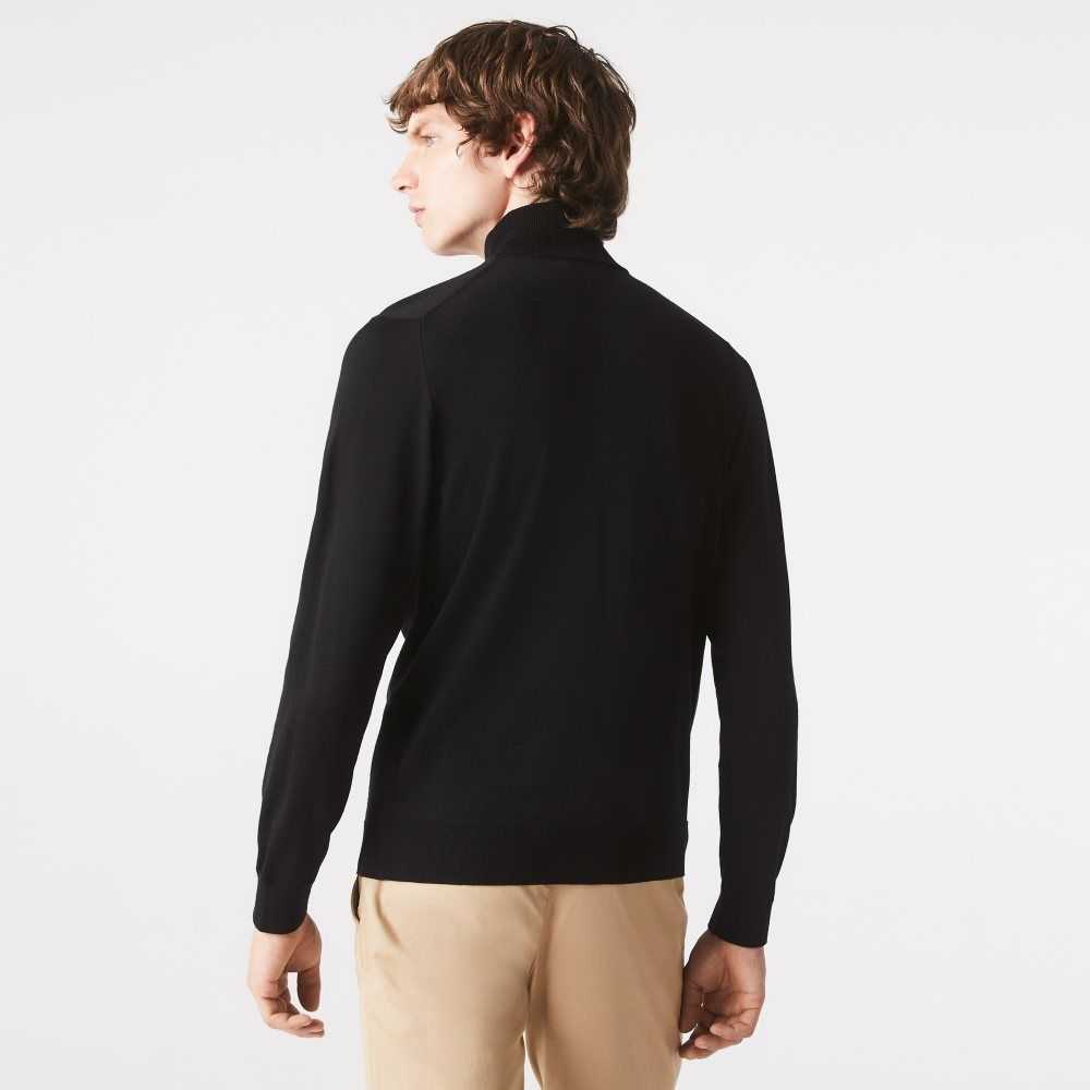 Lacoste Turtleneck Merino Yün Siyah | PW0354769