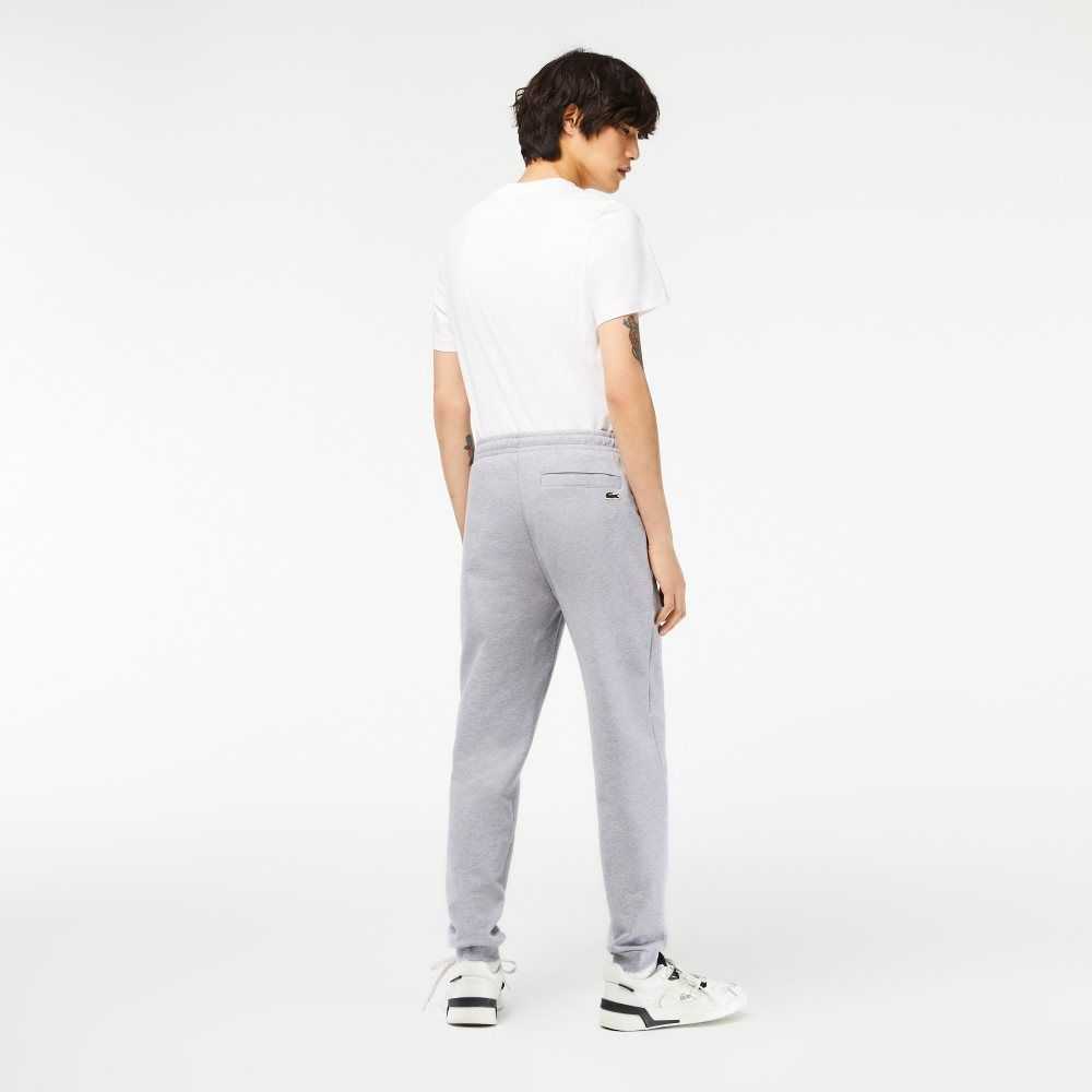 Lacoste Unbrushed Fleece Parça Pants Gri | UM2758960