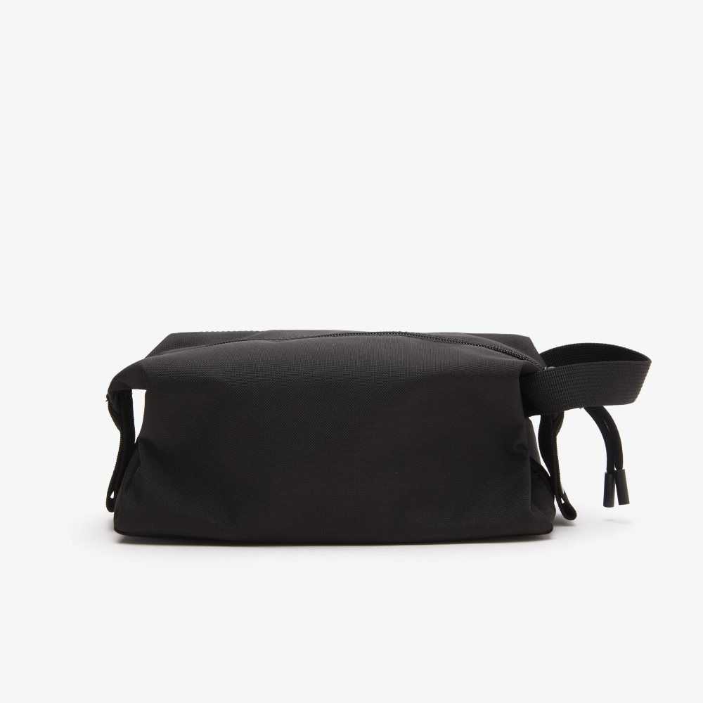 Lacoste Zippered Toiletry Bag Siyah | JW3654107